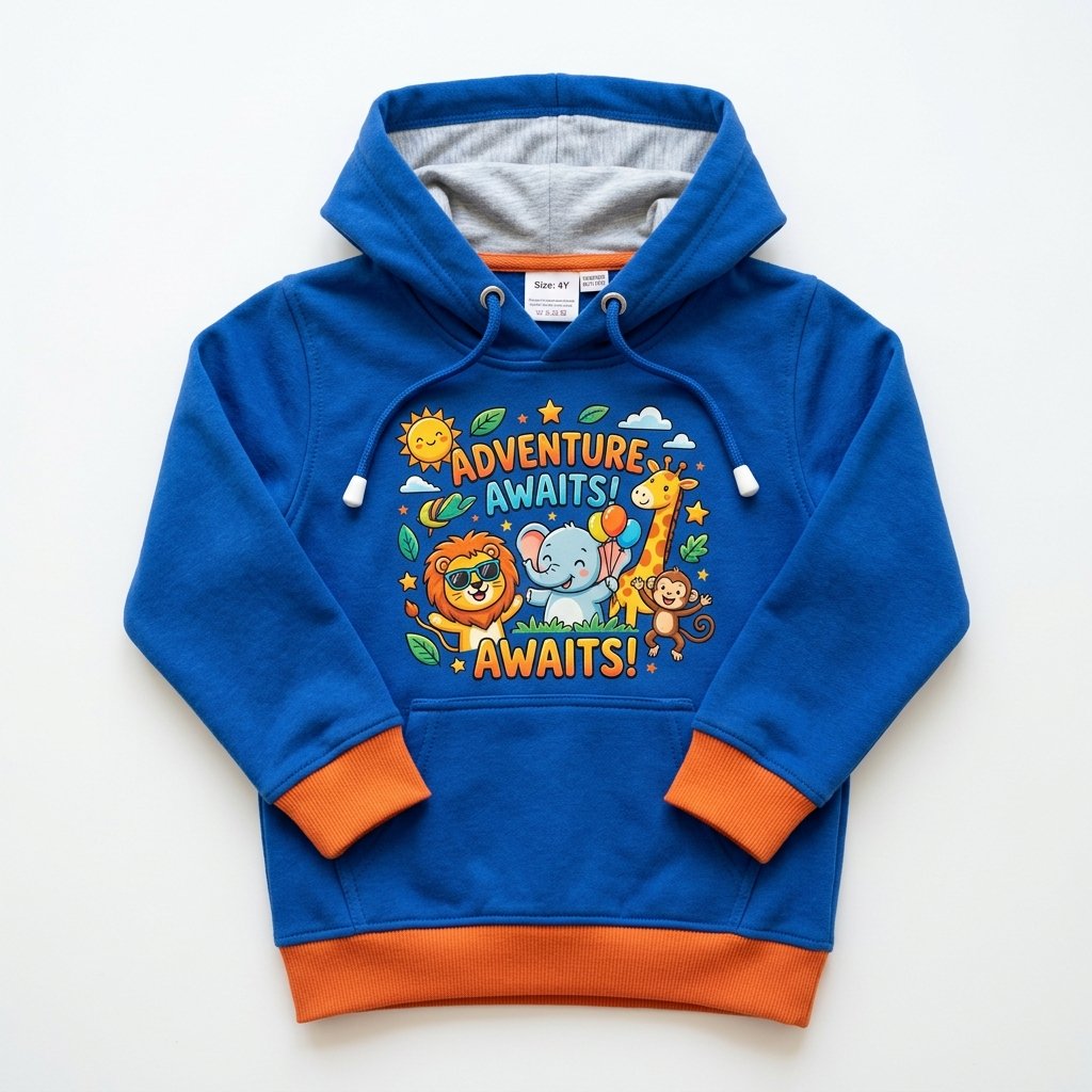 Polera Infantil con Capucha